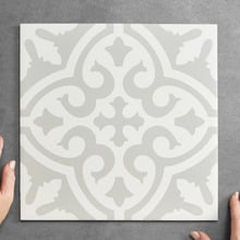 Camilla White & Sage Decorative Porcelain Tile